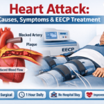 Heart attack causes and symptoms with EECP non-surgical treatment for heart blockages