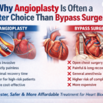why angioplasty is better than bypass surgery