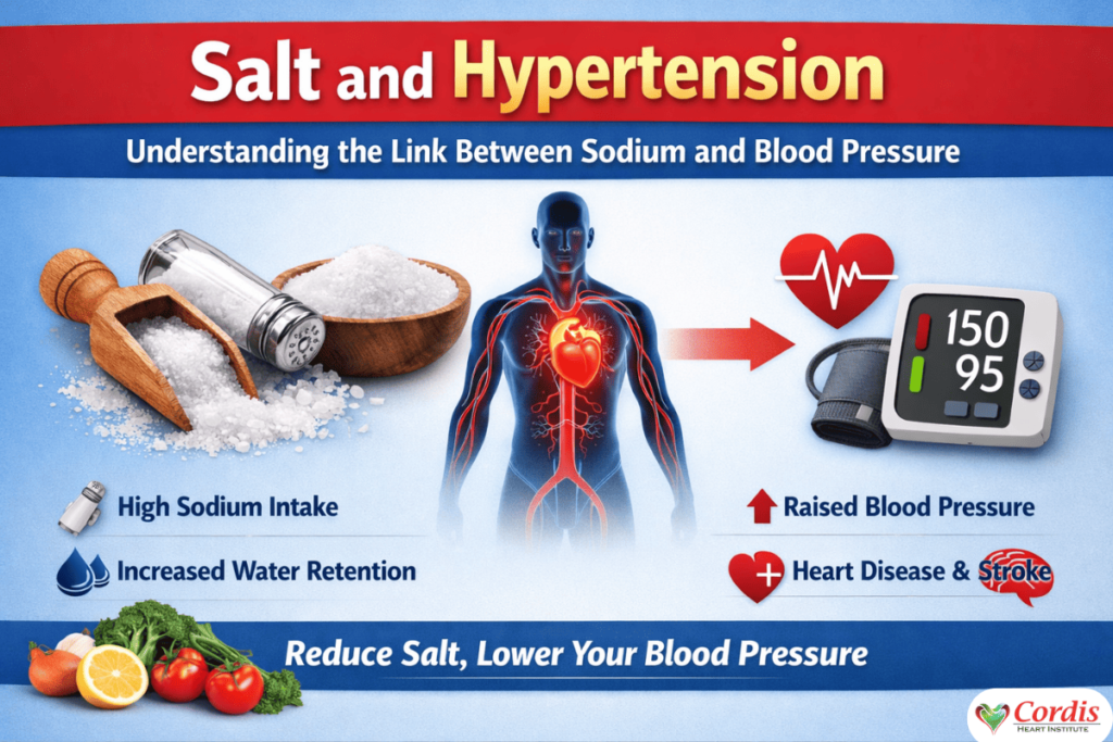 Salt and Hypertension: Effects on Blood Pressure