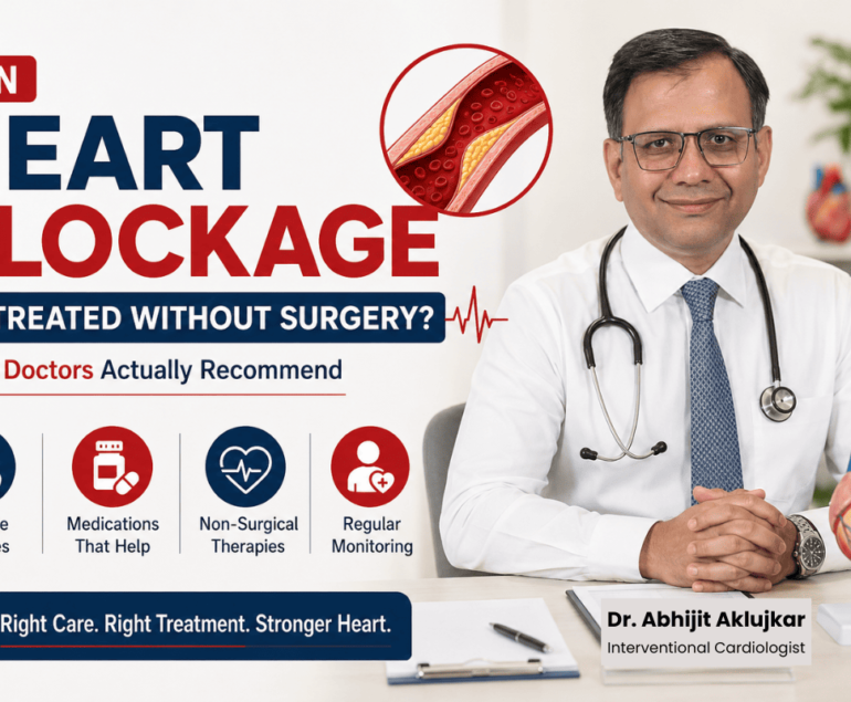 heart blockage treatment without surgery