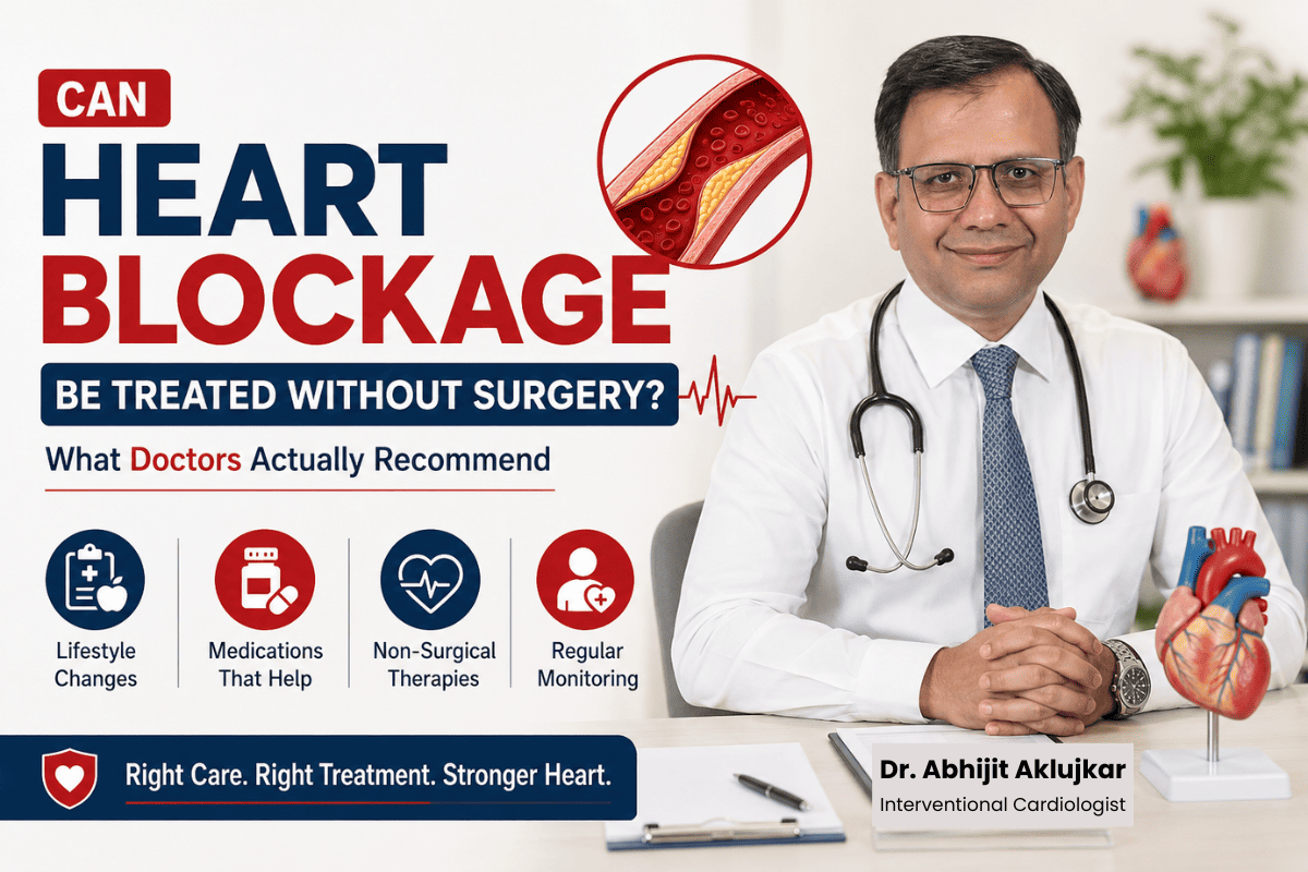 heart blockage treatment without surgery