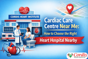 Cordis Heart Institute cardiac care centre near me for heart consultation and treatment