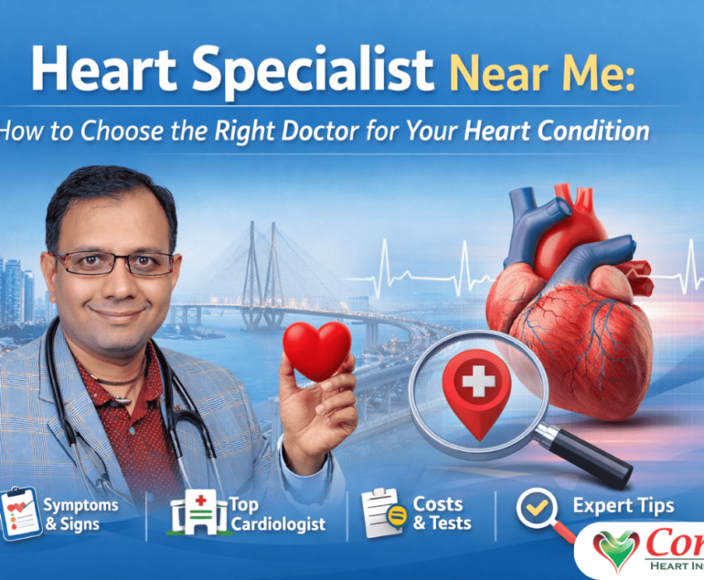 Heart specialist near me – cardiologist explaining how to choose the right heart doctor
