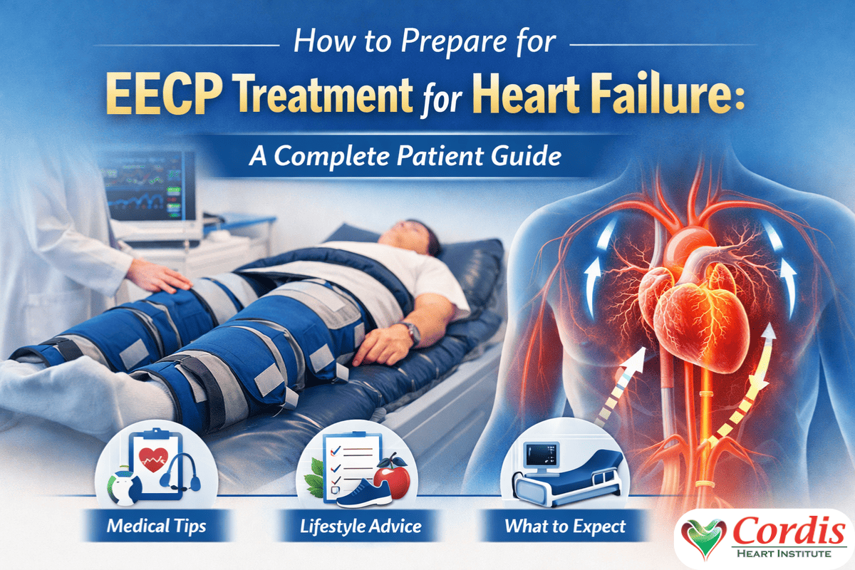 how to prepare for EECP treatment for heart failure