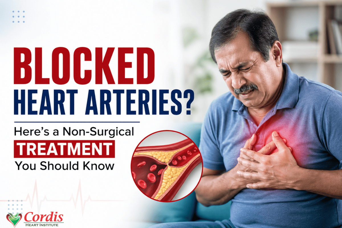 blocked heart arteries treatment without surgery