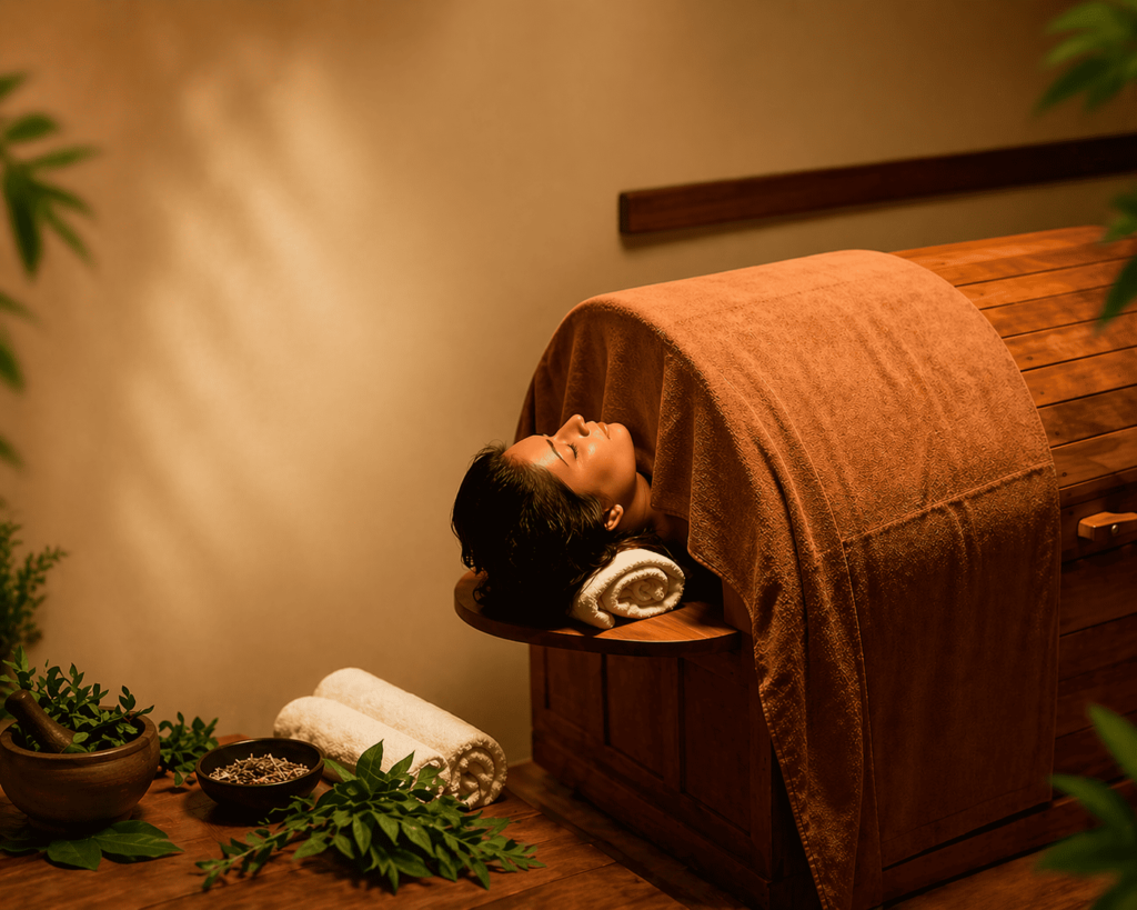 Swedhan (Herbal Steam Therapy)