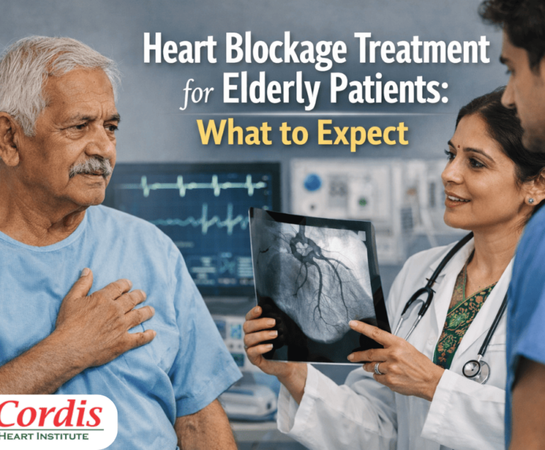 heart blockage treatment for elderly patients