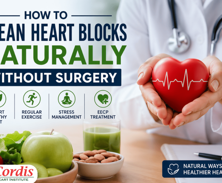 how to clean heart blockage naturally without surgery