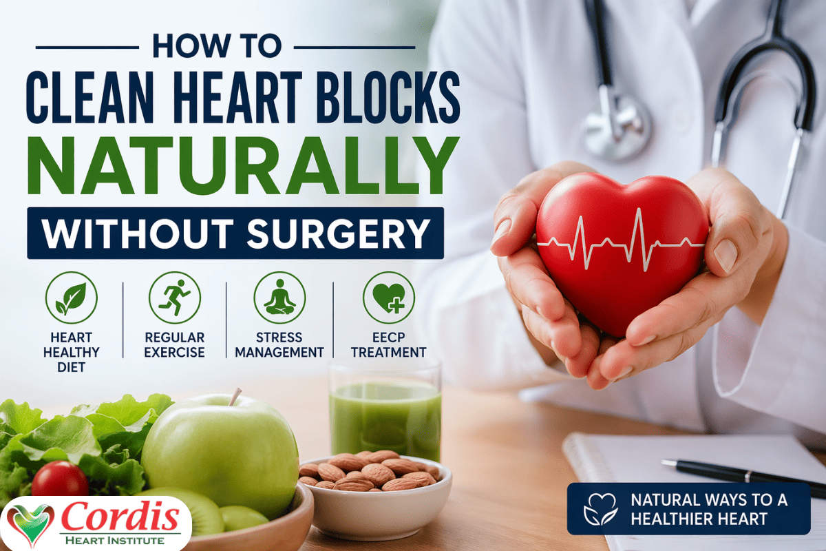 how to clean heart blockage naturally without surgery