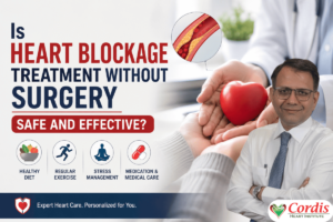 Heart blockage treatment without surgery