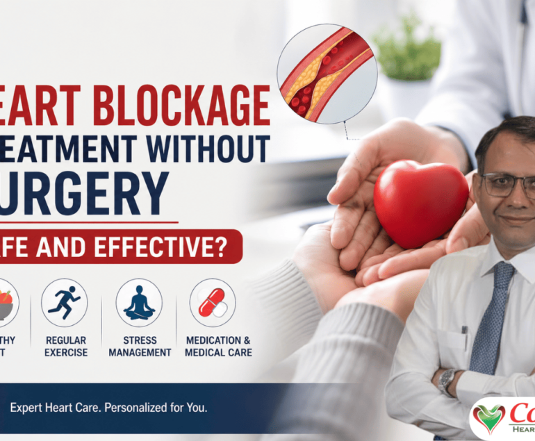 Heart blockage treatment without surgery