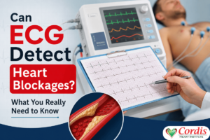 can ECG detect heart blockages