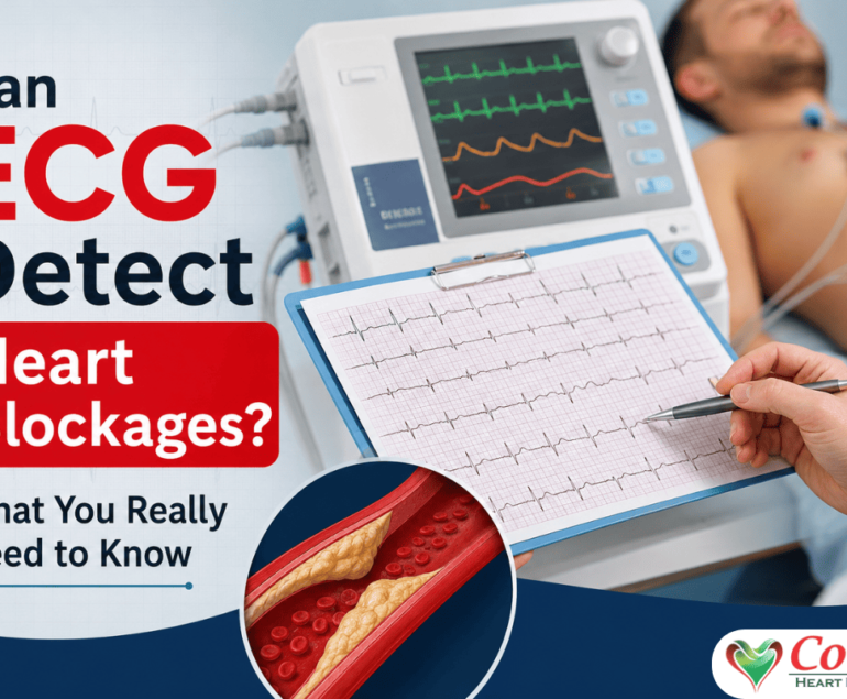 can ECG detect heart blockages