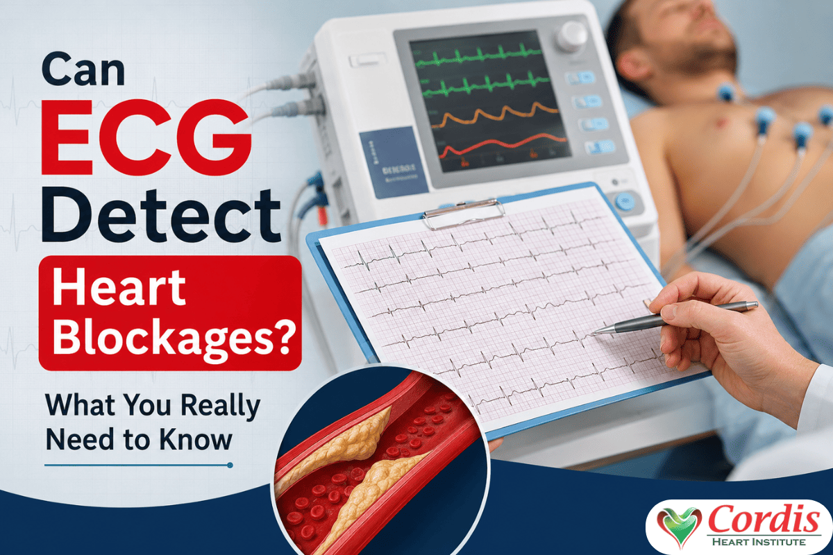 can ECG detect heart blockages