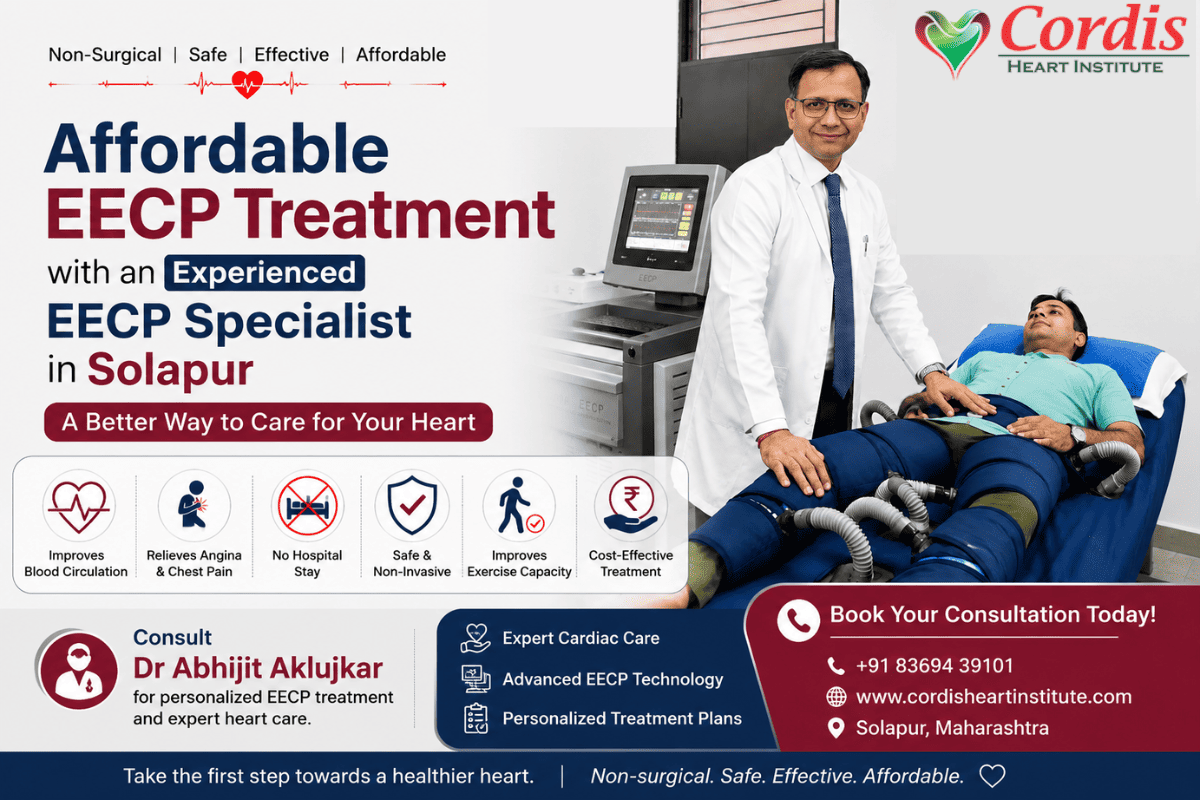 Affordable EECP Treatment with an Experienced EECP Specialist in Solapur