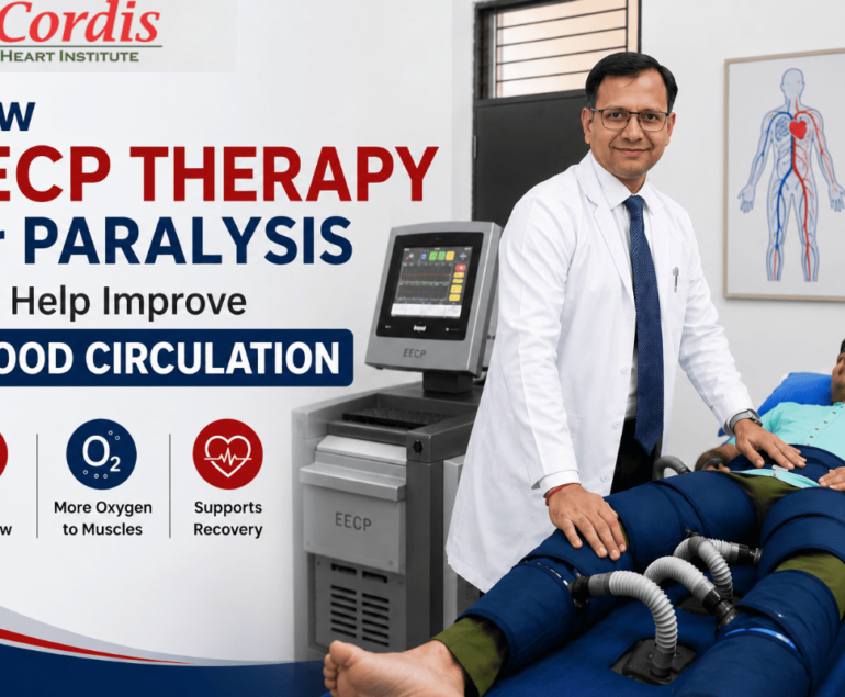 EECP Therapy for Paralysis to improve blood circulation at Cordis Heart Institute