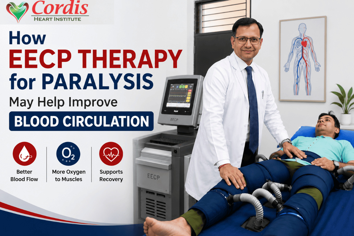 EECP Therapy for Paralysis to improve blood circulation at Cordis Heart Institute