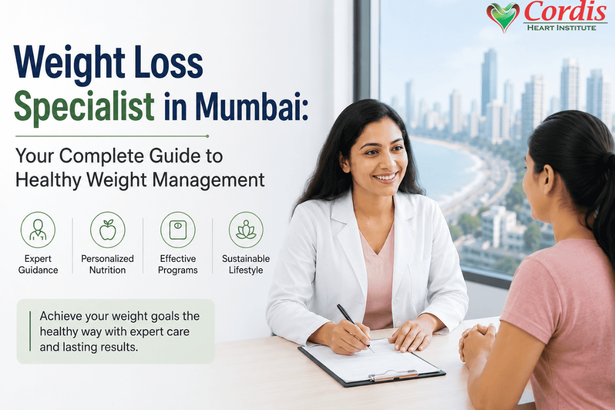 Weight Loss Specialist in Mumbai providing personalized medical weight loss treatment at Cordis Heart Institute
