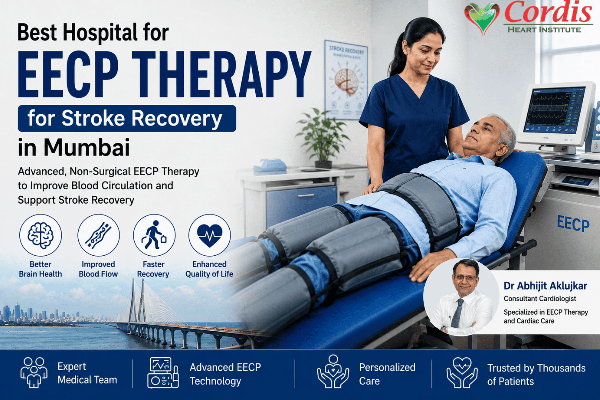 Best Hospital for EECP Therapy for Stroke Recovery in Mumbai at Cordis Heart Institute