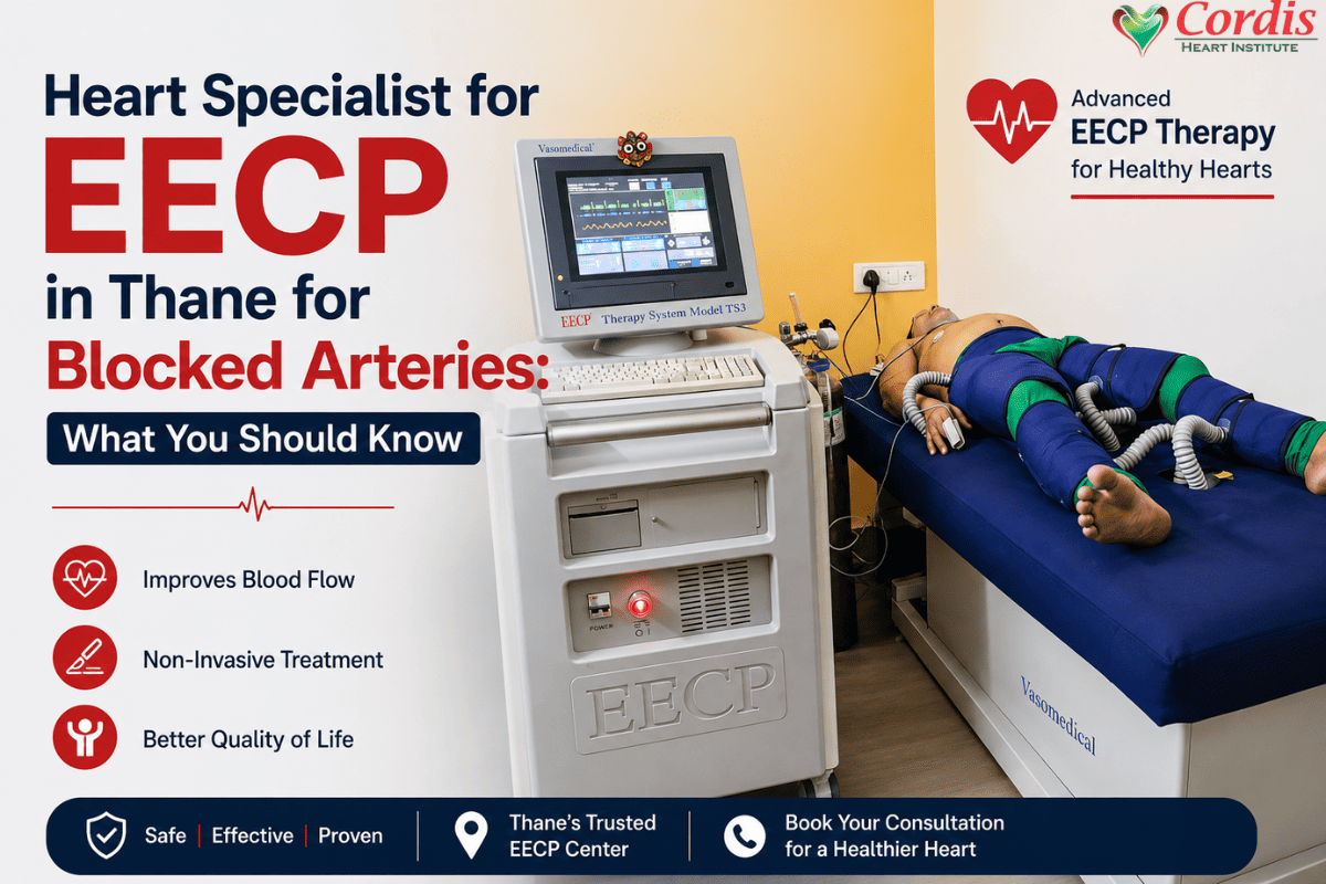 Heart Specialist for EECP in Thane treating blocked arteries at Cordis Heart Institute