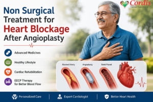 non surgical treatment for heart blockage after angioplasty