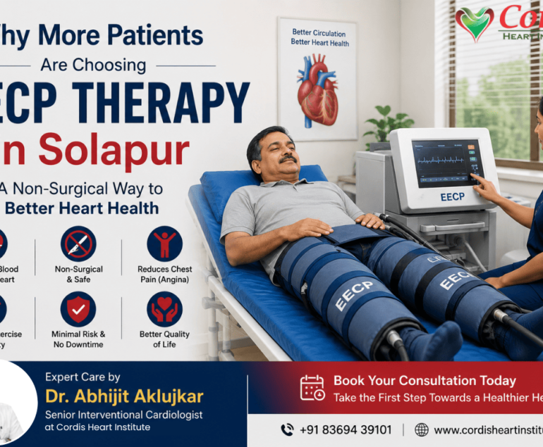 Why More Patients Are Choosing EECP Therapy in Solapur at Cordis Heart Institute