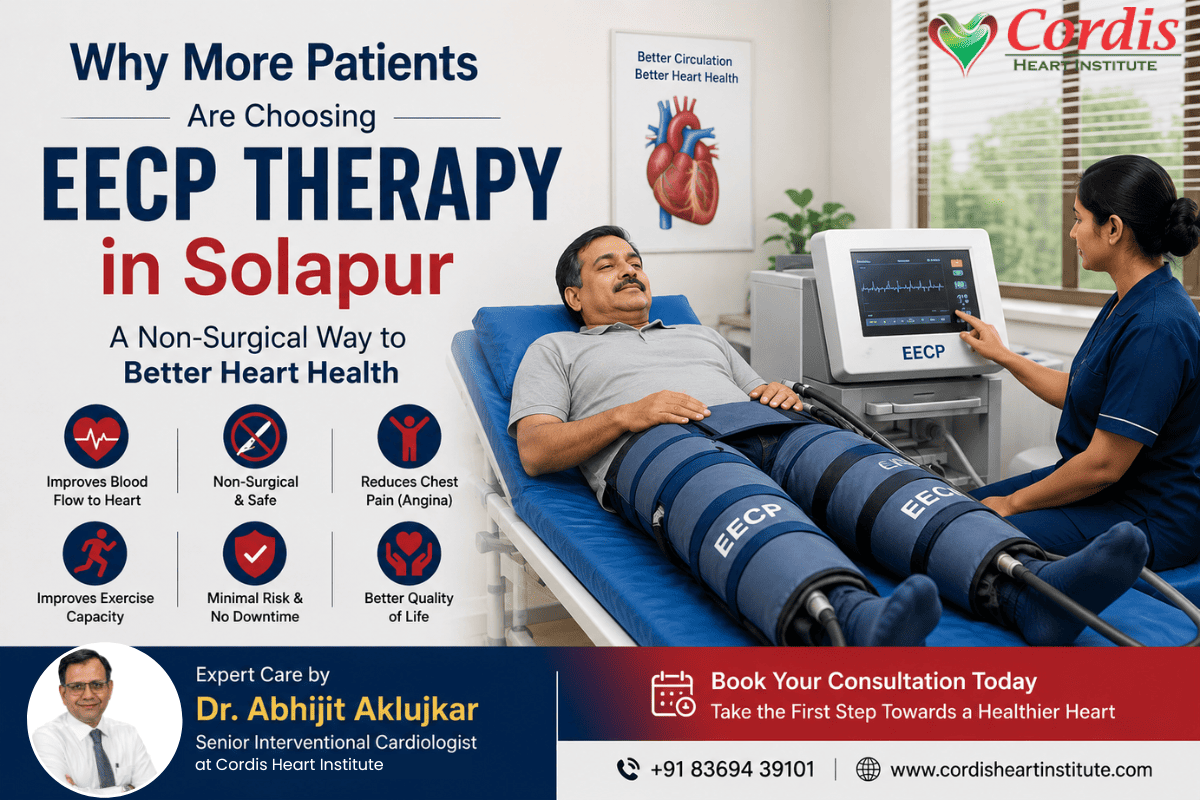 Why More Patients Are Choosing EECP Therapy in Solapur at Cordis Heart Institute