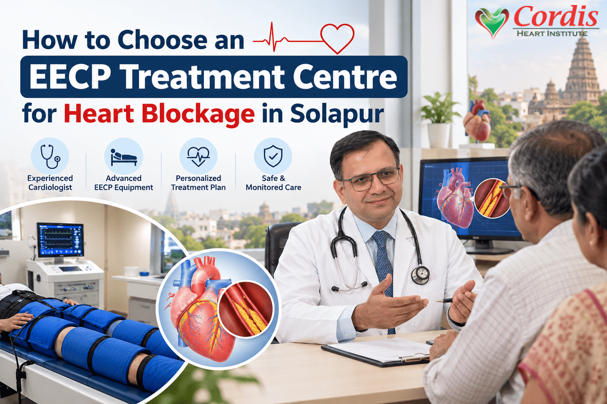 EECP treatment centre for heart blockage in Solapur